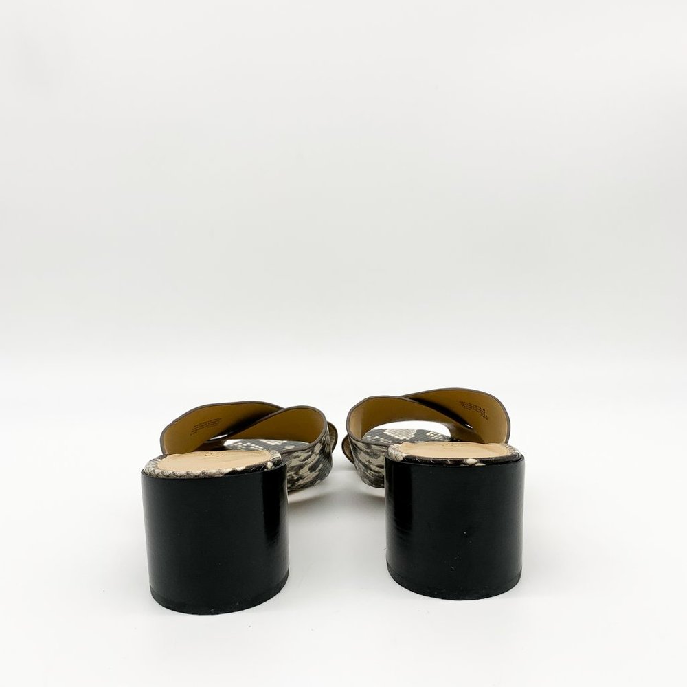MICHAEL Michael Kors Abbott Snake Crisscross Mules - Picture 7 of 9